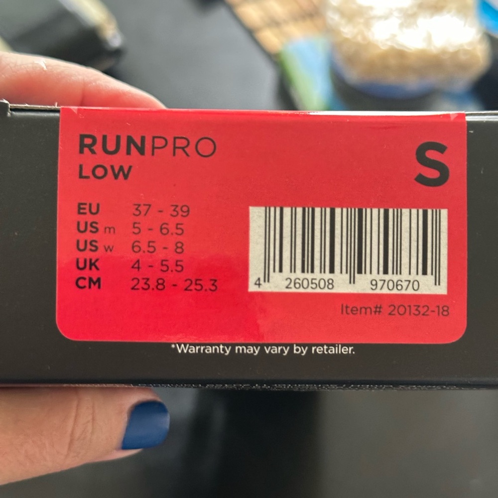 Brand new in Box red Currex Small